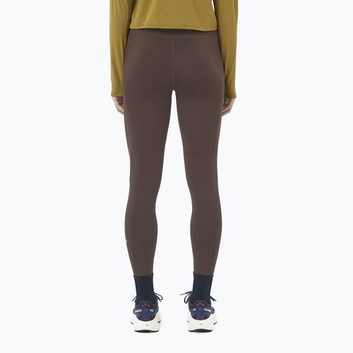 Women's running leggings Salomon SHAKEout Core 28" coffee bean