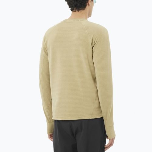 Men's sweatshirt Salomon Essential Lightwarm CN gray green
