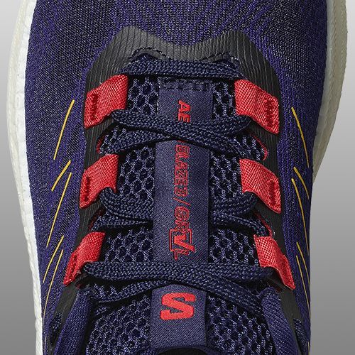 Men's running shoes Salomon Aero Blaze 3 GRVL astral aura/maritime blue/haute red