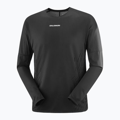 Men's running longsleeve Salomon Sense Aero GFX deep black