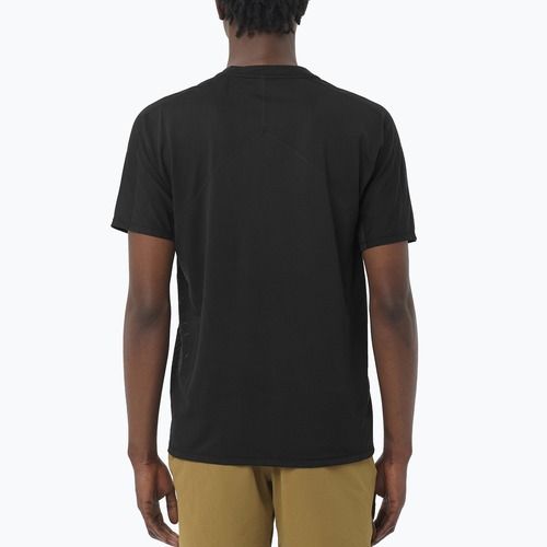 Men's running top Salomon Sense Aero GFX deep black
