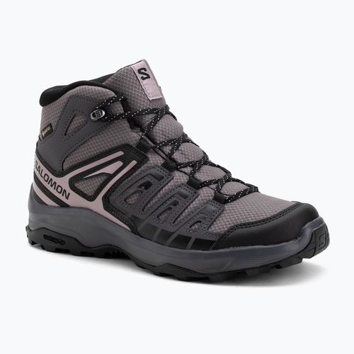Women's trekking boots Salomon Extegra GTX Mid henna/run raisin/mahogany rose