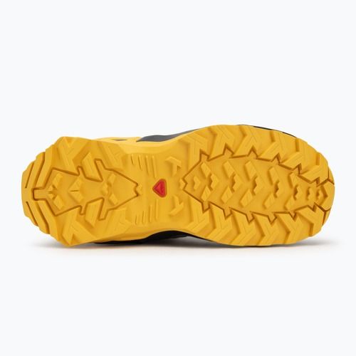 Children's trekking boots Salomon X Ultra Mid GTX castlerock/black/spicy/mustard