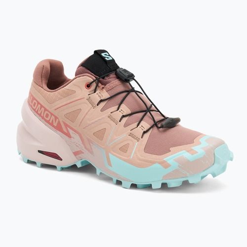 Women's running shoes Salomon Speedcross 6 mahogany rose/hushed violet/iced aqua