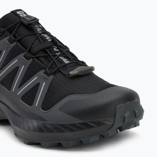Men's running shoes Salomon Speedcross Peak GTX black/black/asphalt