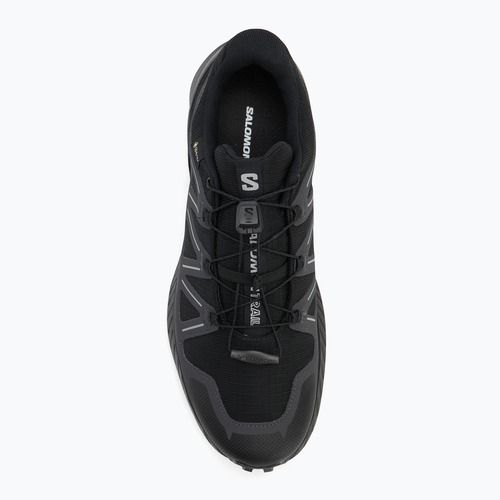 Men's running shoes Salomon Speedcross Peak GTX black/black/asphalt