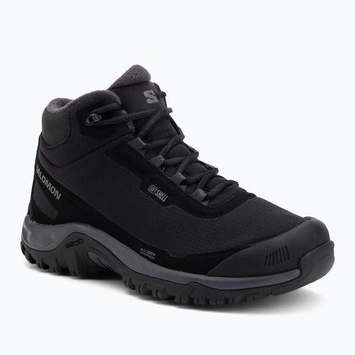 Women's trekking boots Salomon Shelter WP black/asphalt/castlerock