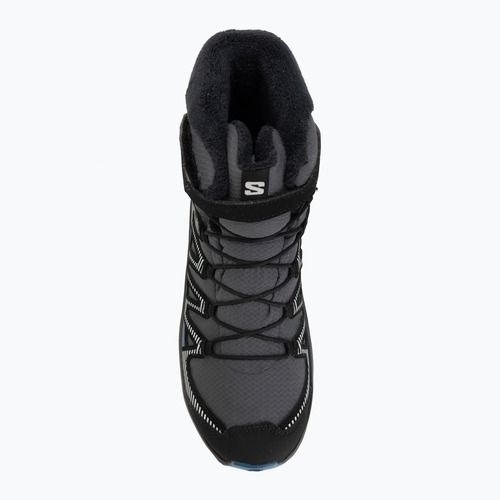 Children's hiking boots Salomon XA Pro V8 Winter Waterproof turbulence / black / dark blue