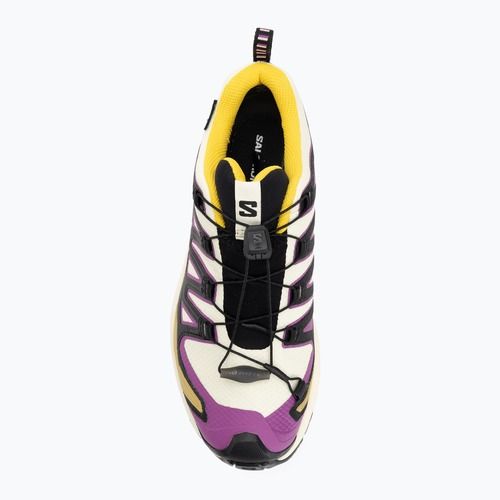 Women's running shoes Salomon XA PRO 3D V9 GTX transparent yellow/black/waterfall