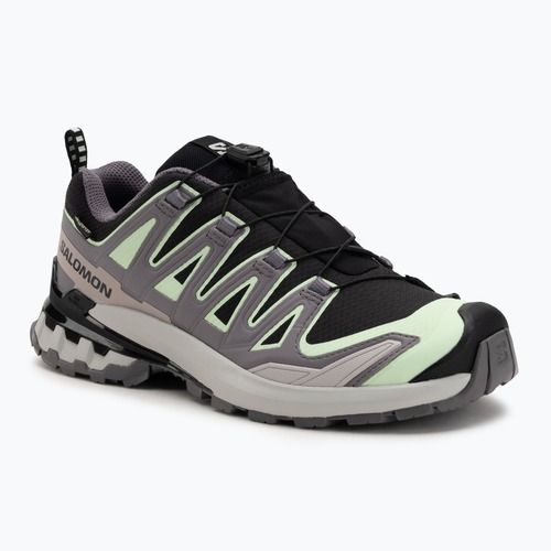 Women's running shoes Salomon XA PRO 3D V9 GTX black/patina green/gray violet