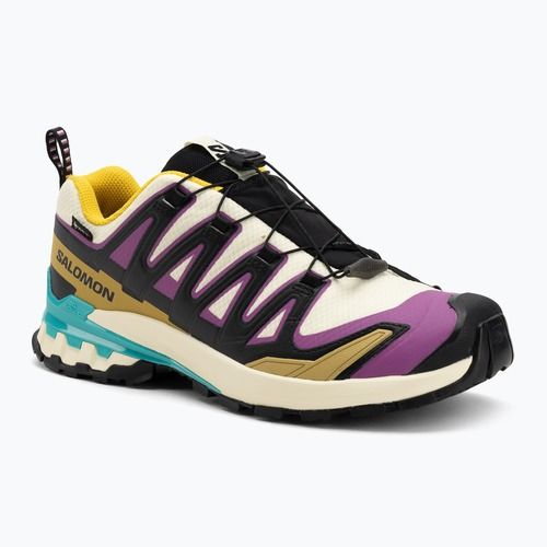 Men's running shoes Salomon XA PRO 3D V9 GTX transparent yellow/black/waterfall