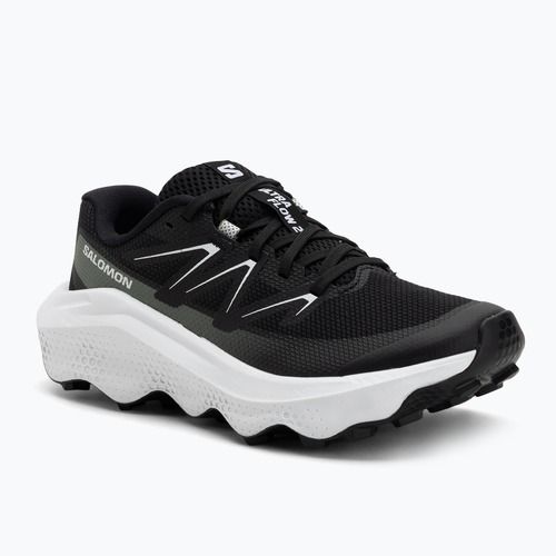 Women's running shoes Salomon Ultra Flow 2 black/white/agave green