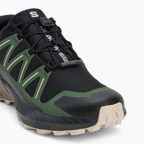 Men's running shoes Salomon Speedcross Peak black/black forest/rainy day