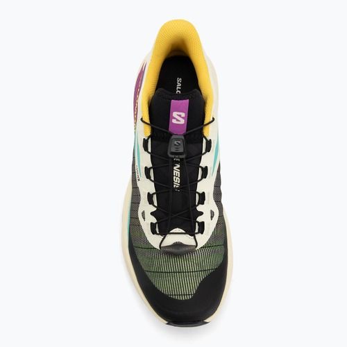 Men's running shoes Salomon Genesis transparent yellow/black/willowherb
