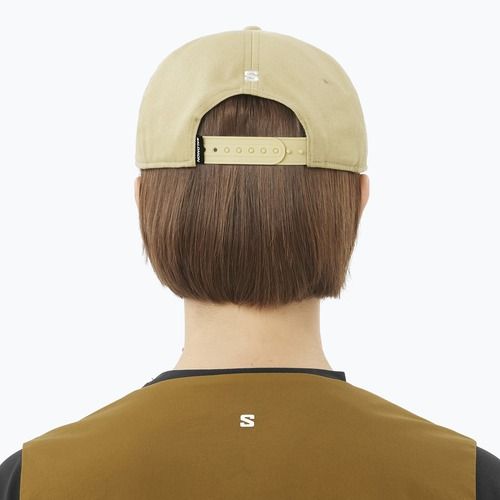 Baseball cap Salomon Logo Flat gray green