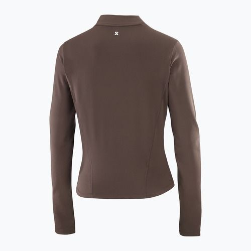 Women's running longsleeve Salomon Bliss coffee bean