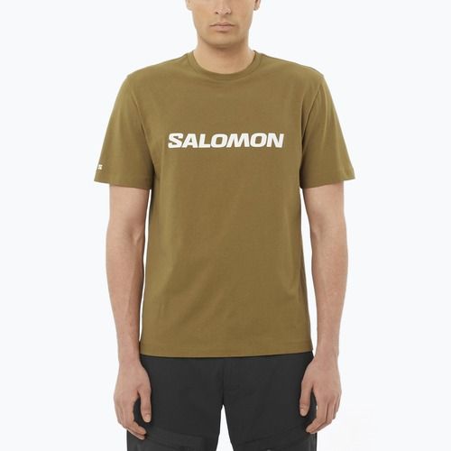 Men's T-shirt Salomon Logo brilliant olive