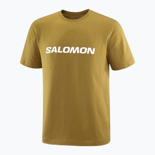 Men's T-shirt Salomon Logo brilliant olive