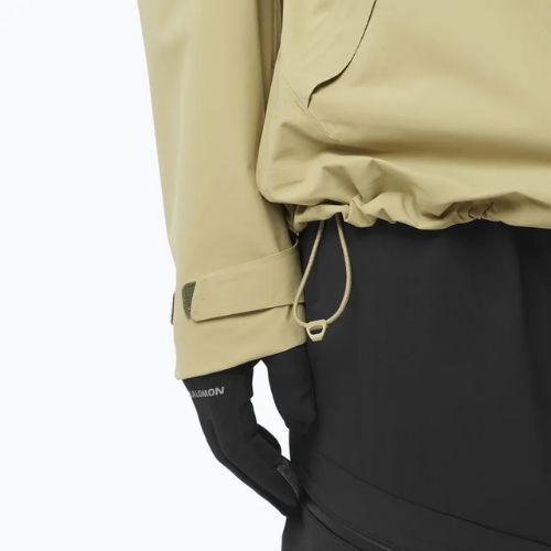Men's softshell jacket Salomon Outherpath Pro 2.5 l gray green/grape leaf