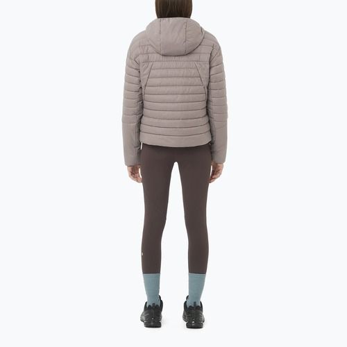 Women's wind jacket Salomon Reflex Hoodie iron