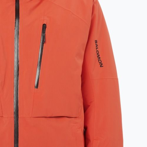 Men's ski jacket Salomon Brilliant 2.0 cherry tomato