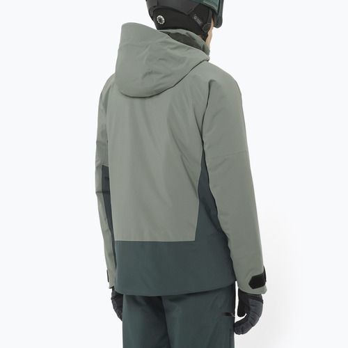 Men's ski jacket Salomon Brilliant 2.0 sedona sage/green