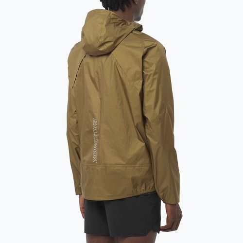 Men's running jacket Salomon Bonatti Waterproof brilliant olive