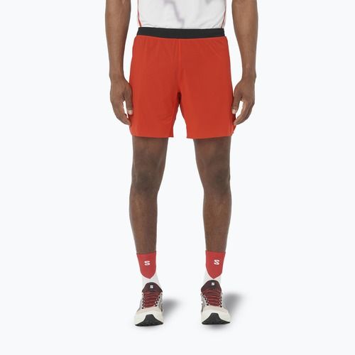 Men's running shorts Salomon S/Lab Speed Spl 7" fiery red
