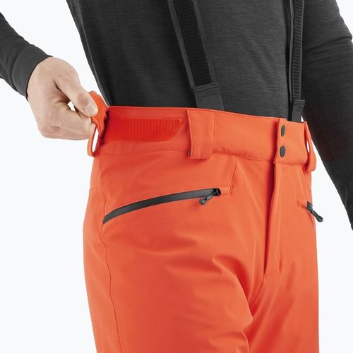 Men's ski trousers Salomon Edge cherry tomato