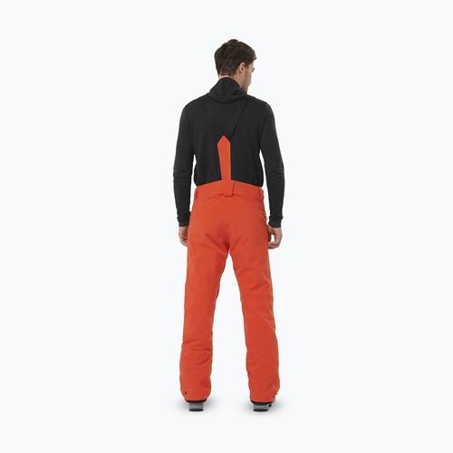 Men's ski trousers Salomon Edge cherry tomato