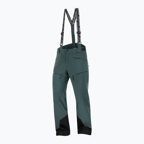 Men's ski trousers Salomon Spectral green gables