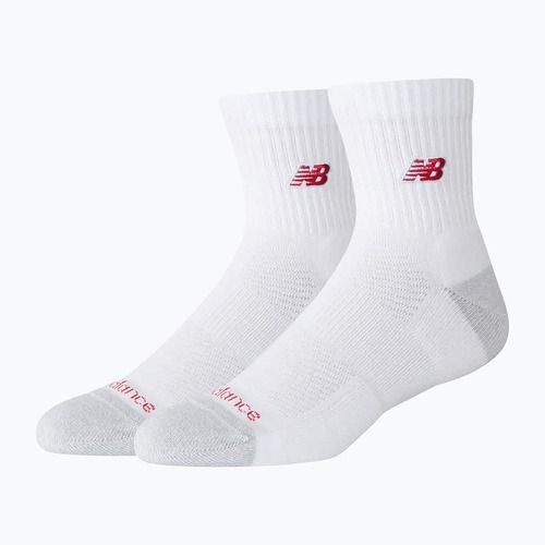 Socks New Balance Active Premium Crew Quarter 2 pairs white