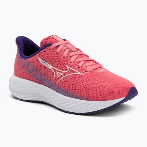 Children's running shoes Mizuno Enerzy Rider Jr camelliarose/ snowwhite/violiet