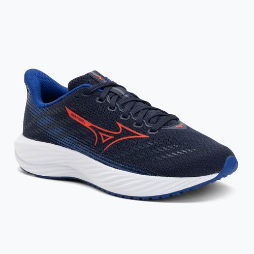 Children's running shoes Mizuno Enerzy Rider Jr peacoat/ignitionred/ reflective blue