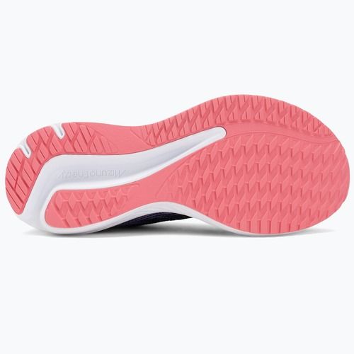 Children's running shoes Mizuno Enerzy Rider Jr black/camelliarose/ paisleypurple