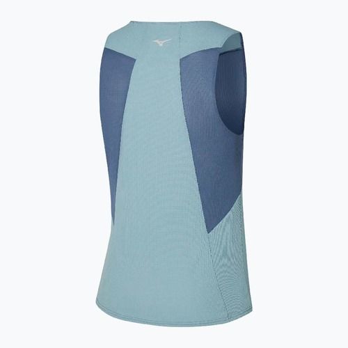 Men's running top Mizuno DryAeroFlow Tank vintage indigo