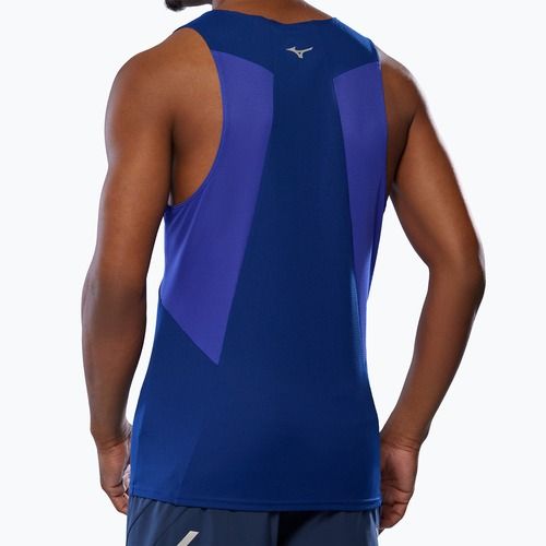 Men's running top Mizuno DryAeroFlow Tank reflexblue