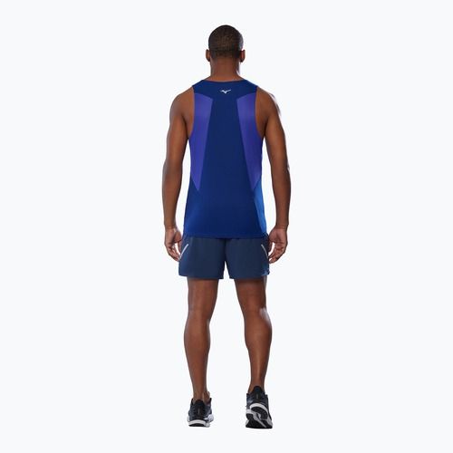 Men's running top Mizuno DryAeroFlow Tank reflexblue