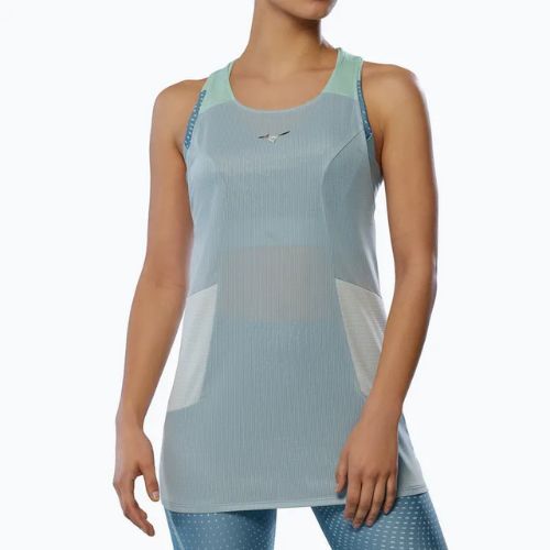 Women's running top Mizuno DryAeroFlow Tank cloud blue