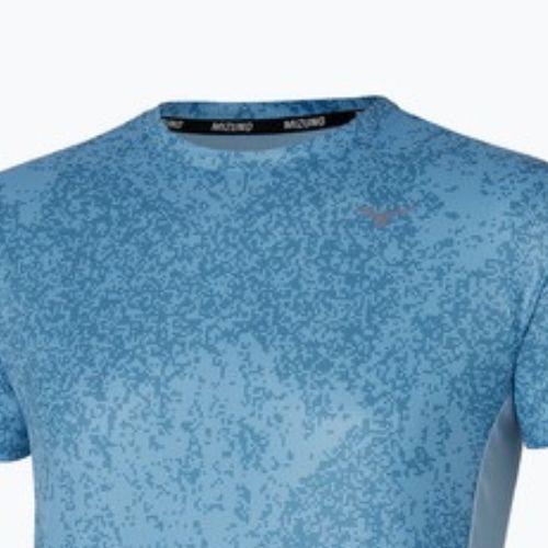 Women's running top Mizuno Premium Aero Tee parisian blue