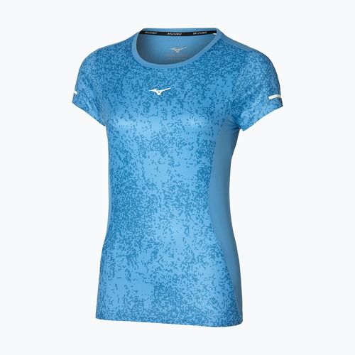 Women's running top Mizuno Premium Aero Tee parisian blue