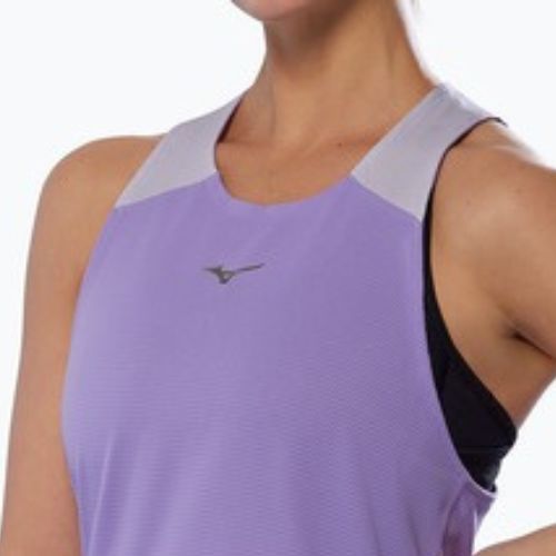 Women's running top Mizuno Tech Light Tank paisley purple