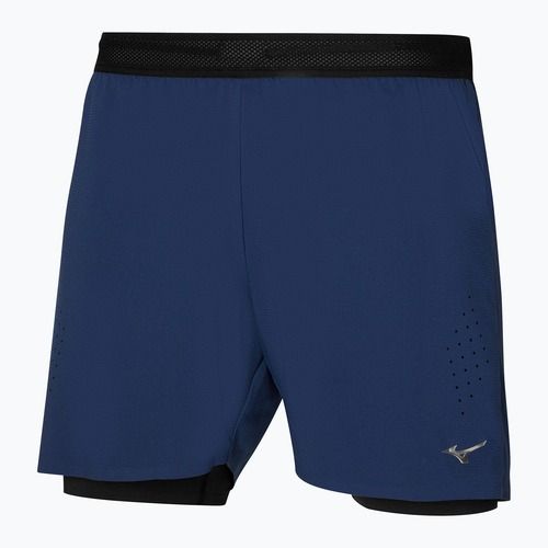 Men's running shorts Mizuno Tech Light 5.5" 2IN1 estate blue