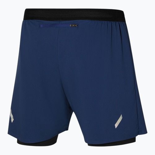 Men's running shorts Mizuno Tech Light 5.5" 2IN1 estate blue
