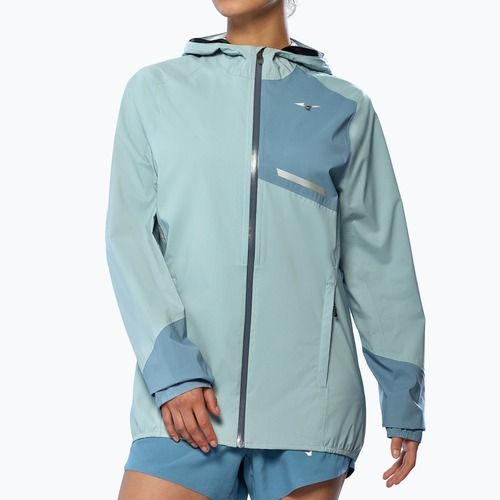 Women's running jacket Mizuno Waterproof 20K ER cloud blue