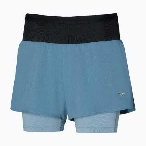 Women's running shorts Mizuno Trail ER 2IN1 citadel