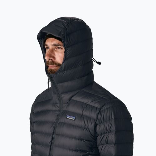 Men's down jacket Patagonia Down Sweater Hoody black