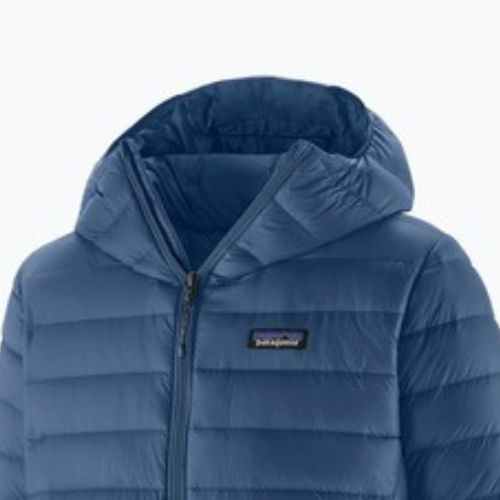 Men's down jacket Patagonia Down Sweater Hoody clement blue