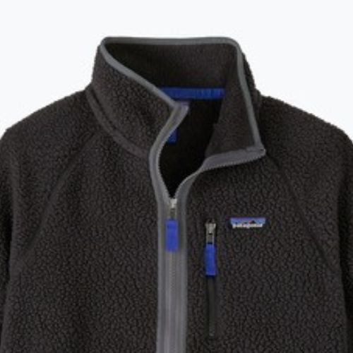 Men's trekking sweatshirt Patagonia Retro Pile black w/forge grey