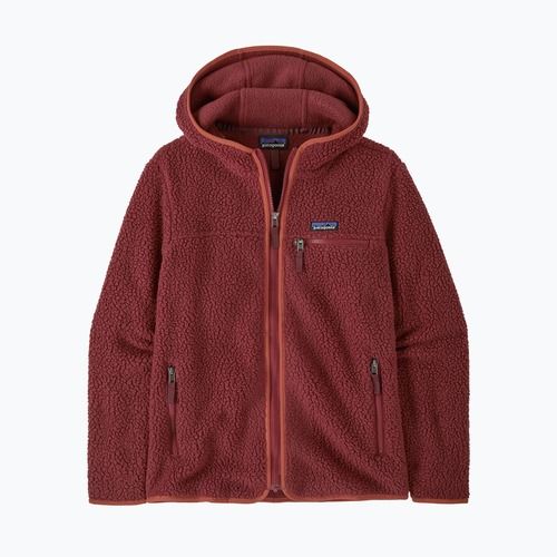Women's fleece sweatshirt Patagonia Retro Pile Hoody sequoia red